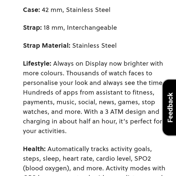 Fossil gen 6 limited edition rose gold and gun metal smart watch with straps - Picture 7 of 9